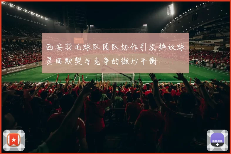 西安羽毛球队团队协作引发热议球员间默契与竞争的微妙平衡